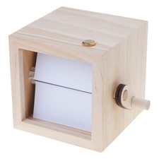 Wooden Hand Crank Flipbook