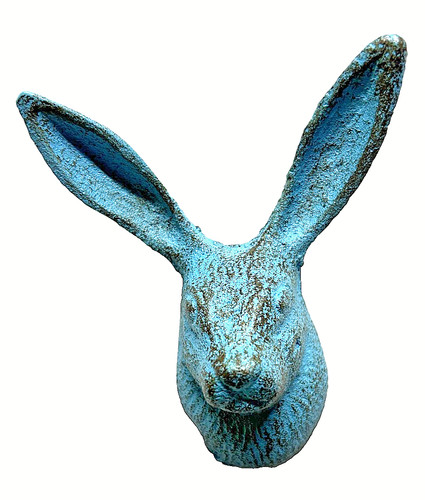 Cast iron bunny rabbit ears - cast,