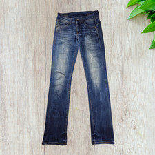 G-Star Raw Jeans Midge Mid Straight Wmn Blue Womens W28 L33 Mid Rise