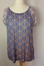 M&S Ladies blue & orange