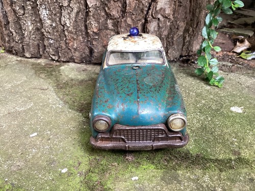 Vintage tin plate rat - tin,