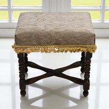 Vintage Piano Stool Dressing Table Stool Newly Upholstered Free Delivery