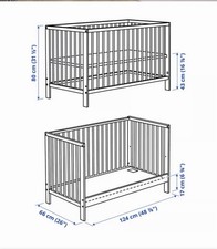 Ikea GULLIVER Baby Cot with