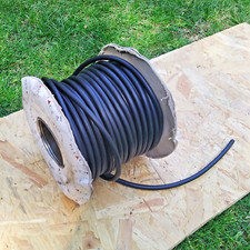 39.9 metres Black 3 Core Round Electrical Cable, 3 x 1.5mm Sq, H05VV-F, 3183Y