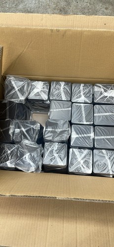 Small metal tin box - tin,