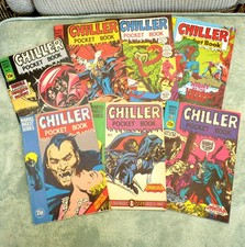 Marvel Digest Series - Chiller - Pocket Book - 7 Issues #1 #2 #4 #5 #7 #8 #15