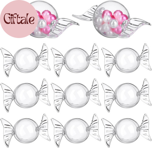 12pcs clear candy - clear, boxes