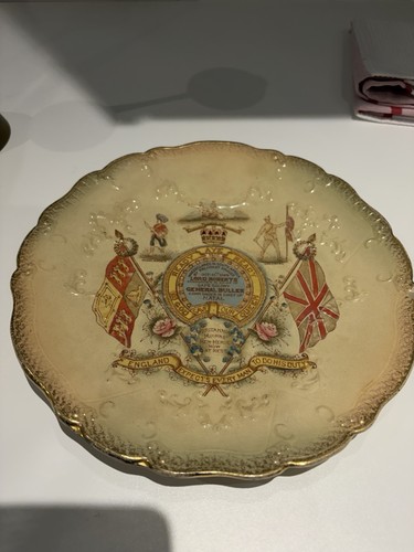 British commemorative plate - commemorative,
