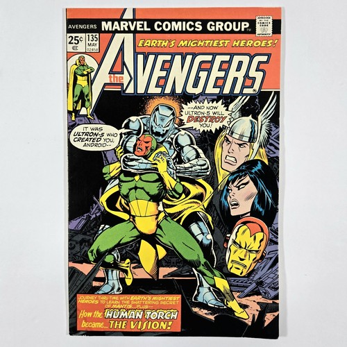 Avengers 135 vision origin - -,