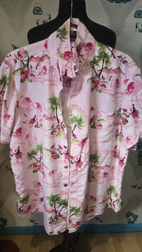 Mens pink flamingo - mens, holiday