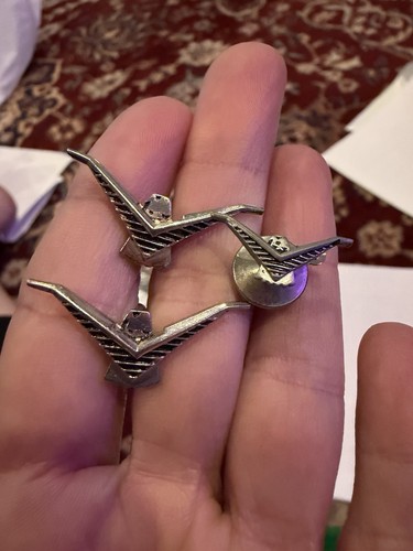 Vintage silver tone cufflinks - vintage,