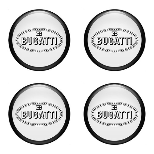 Bugatti logo stickers 4pcs - logo,