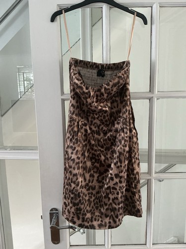 Paris animal print dress - animal,