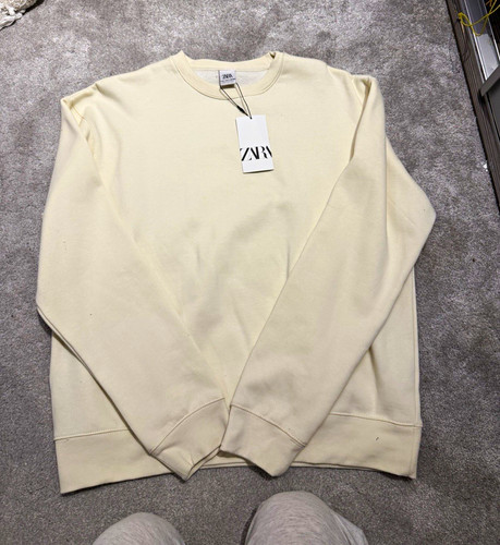Zara men beige crew - zara,