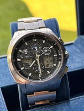 Citizen Attesa Eco-Drive Titanium Watch PILOT WATCH