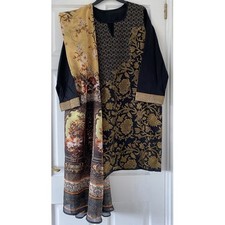 Bonanza Satrangi Black Lawn