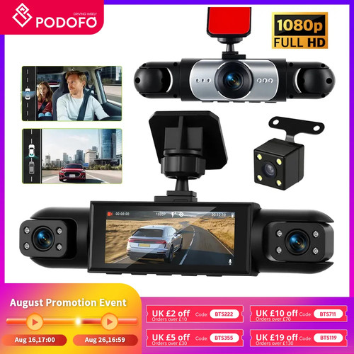 Channel car dash cam - 3.16", 4-channel