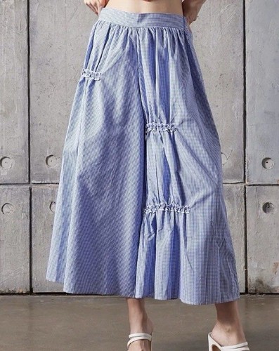 Reveuse check blue plaid - reveuse,