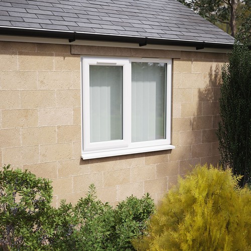 Double glazed window side - glazed,