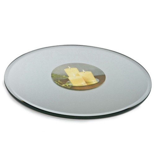 Round mirror candle - round,