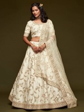 White Lehenga Choli Bollywood
