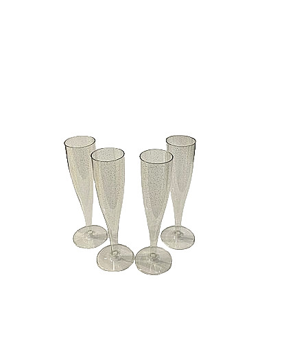 Plastic gold glitter - plastic,