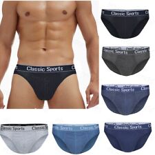 Mens Briefs Underpants Ribbed