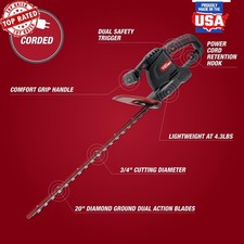 20 in Electric Hedge Trimmer
