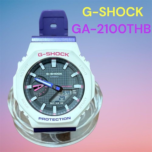 Casio shock 2100thb white - casio, ga-2100thb