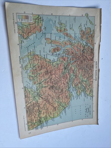 1950 map north scotland - 1950:,