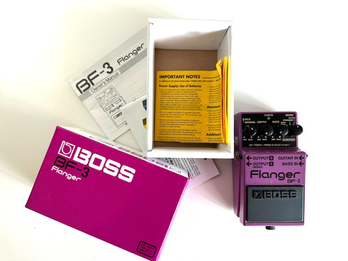 Boss flanger guitar pedal - bf-3,