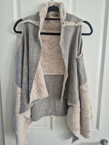 Made italy grey faux - ​made, in