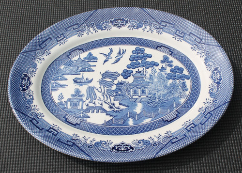Churchill blue white willow - blue,