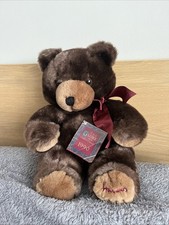 Vintage Harrods Knightsbridge Teddy Bear 1990 Soft Plush Toy
