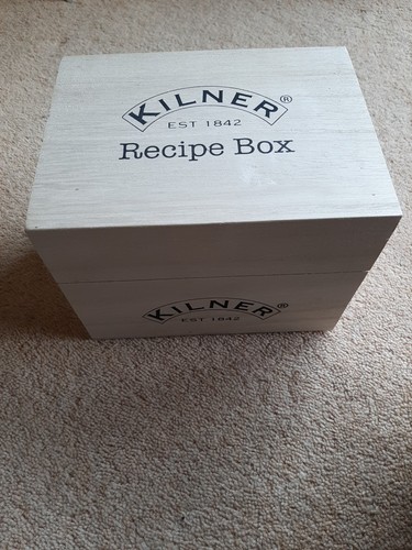 Wooden kilner recipe - recipe, box