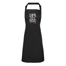 Life is Art Live Yours in Colour Artist Adult Apron DIY Kitchen Gift