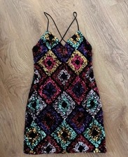 Topshop diamond Sequin Velvet