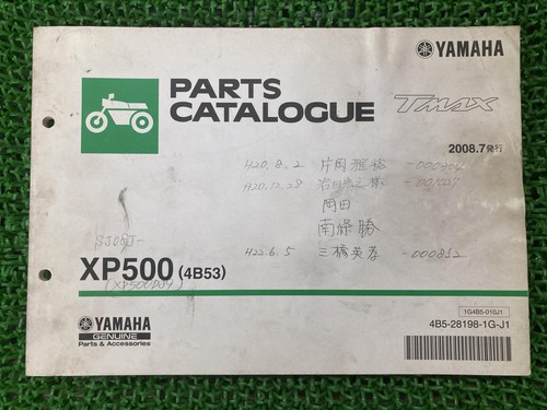Max parts list 1st - t-max,