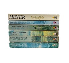 Georgette Heyer Book Bundle x 6 Vintage Pan Paperbacks - Historical Romances