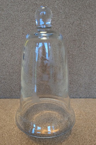 Glass cloche cover display - cloche,
