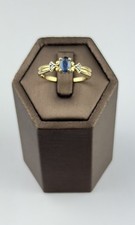 Sapphire And Diamond 9ct Gold