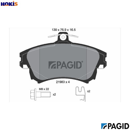 Brake pad set disc - set,