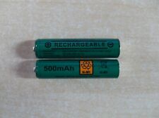 2 x AAA Rechargeable NiMH 500mAh BT Graphite 1100 1500 2100 2500 3500 Battery