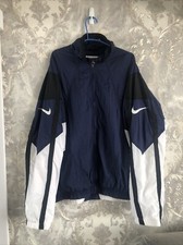 Vintage Nike Windbreaker Windrunner Wind Jacket Blue White Black Size Large (536