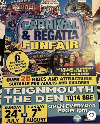 Teignmouth vintage funfair and - teignmouth,
