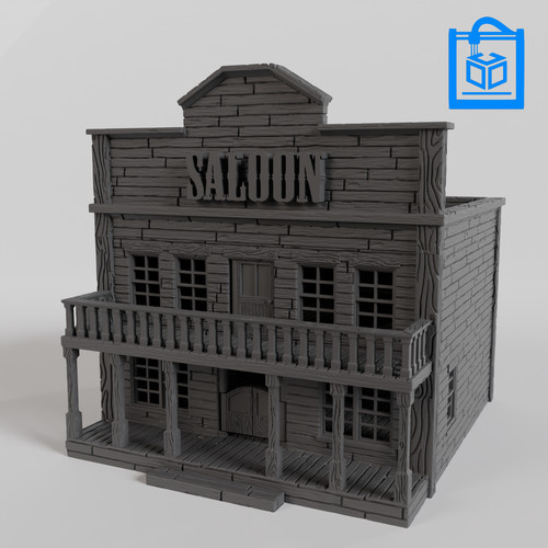 Old west saloon tabletop - west,