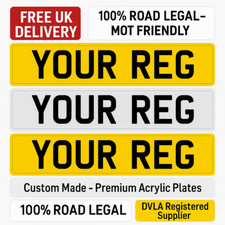 Premium 2D Number Plates –