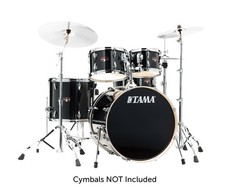 TAMA Imperialstar 5-Piece 22” Acoustic Drum Kit with Hardware, Hairline Black