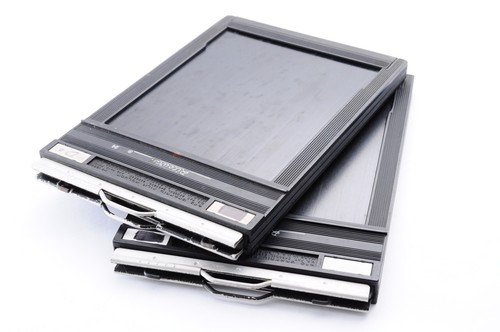 Riteway 4x5 cut film - cut, holder