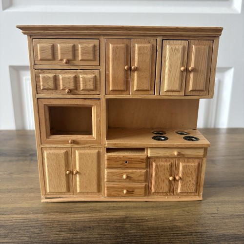 Vintage wooden kitchen unit - kitchen,
